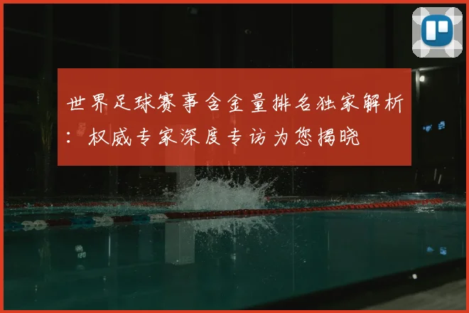 世界足球赛事含金量排名独家解析:权威专家深度专访为您揭晓